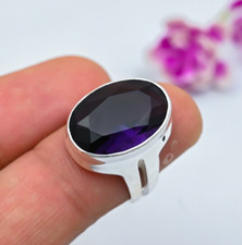 Amethyst Ring 925 Sterling Silver Ring Handmade Gemstone Ring Women's Ring Gift