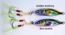 Slow Pitch Jig, Speed Jig, Fish Jig: Single or 2 per Pkge :80g, 120g or 160g