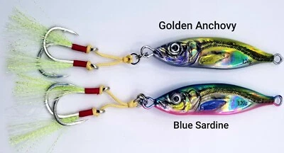 ALLPRO NATIONAL Slow Pitch Jig, Speed Jig, Fish Jig: Single or 2 per Pkge :80g, 120g or 160g