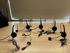 Starkey S132 Wired Noise Canceling Call Center Headset Prof/LOT OF 5 /JUA374