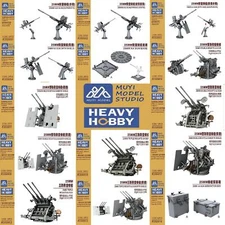 HEAVY HOBBY 1/350 Universal Air Defense Weapon Model 3D Printed Parts