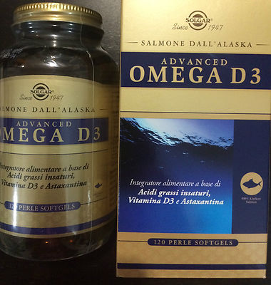 SOLGAR ADVANCED OMEGA D3 120 PERLE | eBay