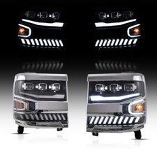 Vland For 2016 2017 2018 Chevy Silverado 1500 Full Led Drl Projector Headlights Vland For 2016 2017 2018 Chevy Silverado 1500 Full Led Drl Projector Headlights