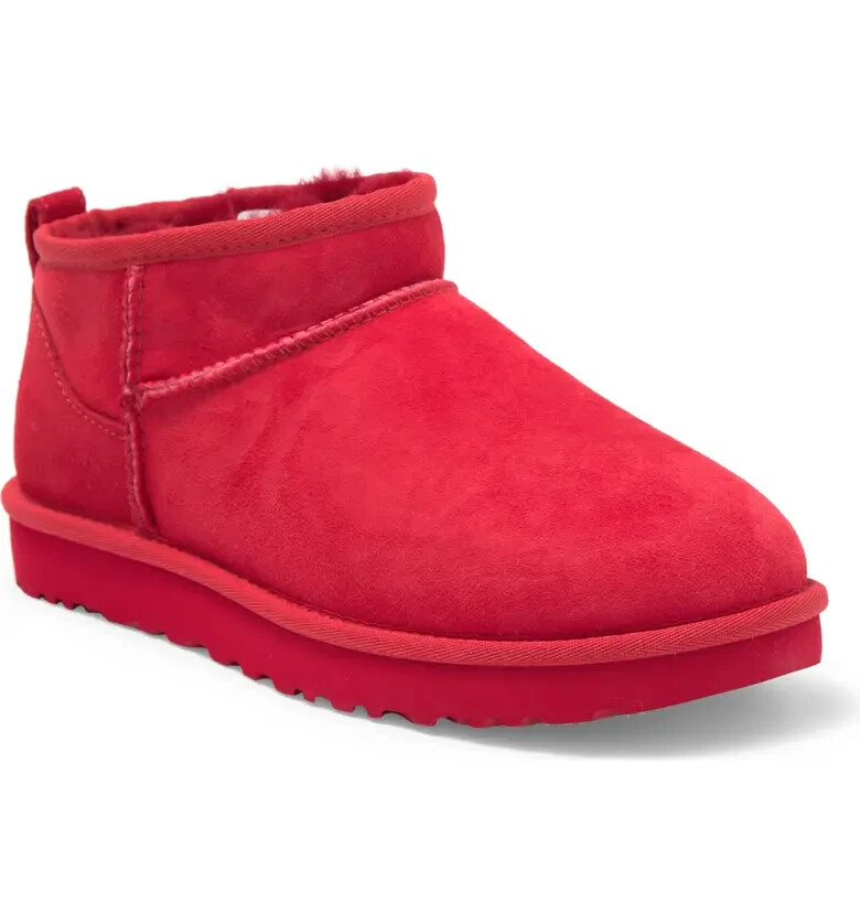 UGG australia / シューズ/28cm/RED NWOT UGG ULTRA MINI CLASSIC WOMEN'S BOOT SAMBA RED TONAL SIZE 7 | eBay