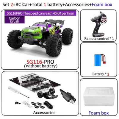 SG116 PRO / SG116 MAX 1:16 4WD 80KM/H High Speed RC Car