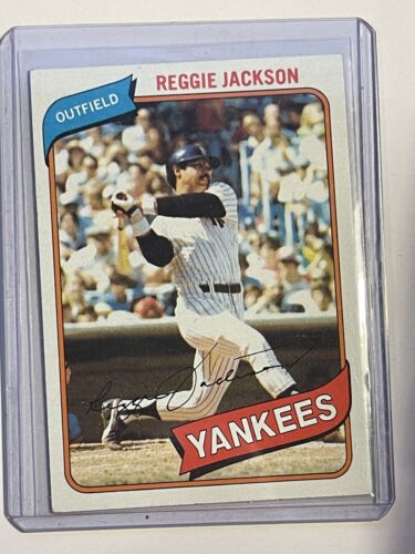 1980 Topps #600 Reggie Jackson