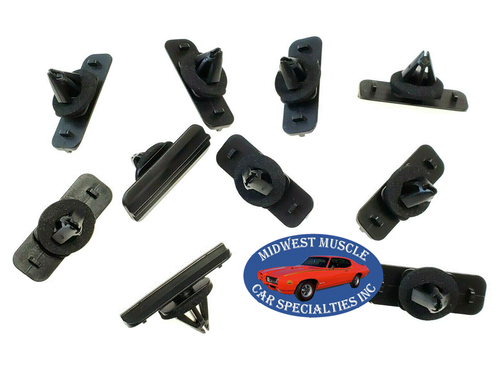 Set Of White Fender Flare Retainer Clips For 2006-2010 Jeep Commander – Trim Molding Fasteners