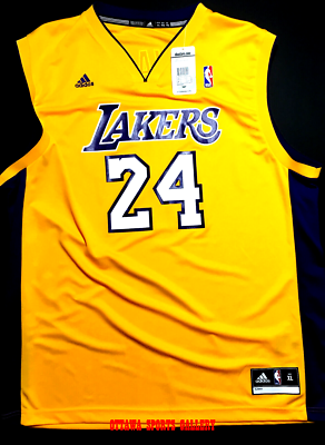 KOBE BRYANT LOS ANGELES LAKERS ADIDAS REPLICA JERSEY NEW WITH TAGS  