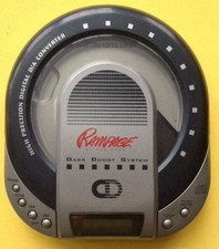 AUDIOVOX RAMPAGE PORTABLE CD PLAYER W/ BASS BOOST MODEL: DM-22B NOT WORKING