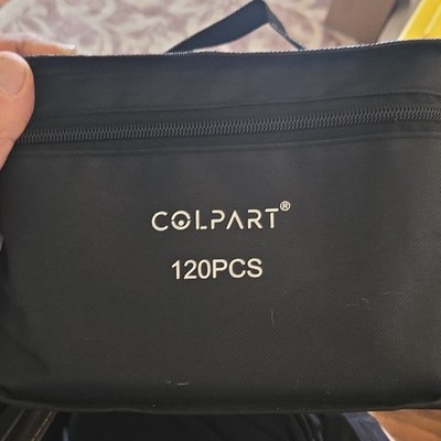 COLPART 120PCS Multicolor Alcohol Markers Set with Carrying Case
