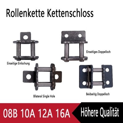 08B 10A - 15A Verschlußglied Kettenschloss für Rollenkette Antriebskette Zubehör