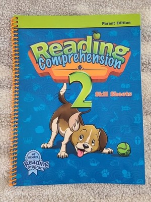 Abeka Reading Comprehension 2 Skill Sheets - Parent Edition -EXCELLENT Condition