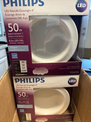Phillips 4 in. Retrofit Trim Recessed Downlight Dimmable LED