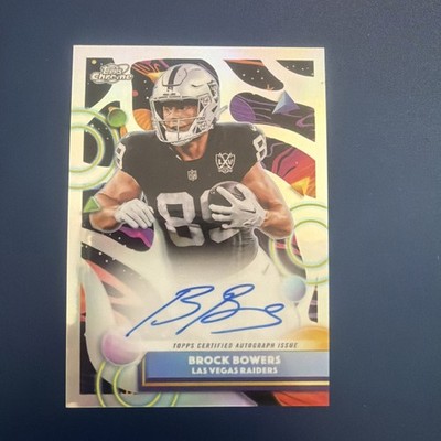 2025 Topps Chrome Cosmic Refractor Autograph #CCA-BRB Brock Bowers