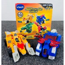 VTech Switch  Go Dinos Dino 2 Pack Transforming Dinosaur Vehicle Toys