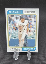 2023 Topps Heritage Willy Adames Short Print SP #412 - Milwaukee Brewers