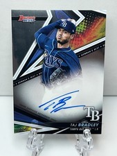 Topps 2022 Bowman's Best Best of 2022 Autographs Taj Bradley #B22-TB Rays RC