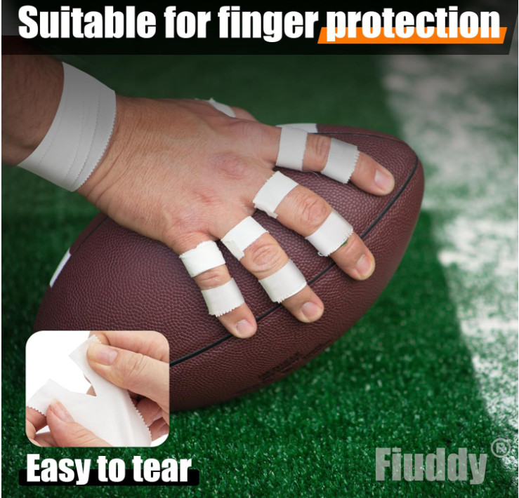 Professional 6 Pack White Athletic Sports Tape - 1.5 Inch × 27 Feet per Roll | T