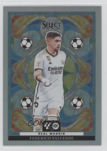 2023-24 Panini Select La Liga Stained Glass Federico Valverde #6