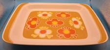 Figgjo Norway Safran 13.5" Platter Server Norway Orange Tan Yellow Rolf MCM