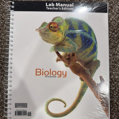 BJU Press Biology Lab Manual Teacher Edition (5th Ed) - ONLY $3 SHIPPING!!
