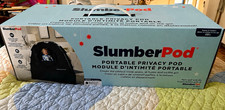 SlumberPod Portable Privacy Pod Sleeping Space for Babies Toddlers Black/Gray