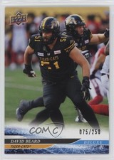 2025 Upper Deck CFL Deluxe 75/250 David Beard #62 1p1a