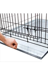 Galvanized Metal Tray for Dog Crates Pet Kennels Restaurant Grease Traps 41x27x1
