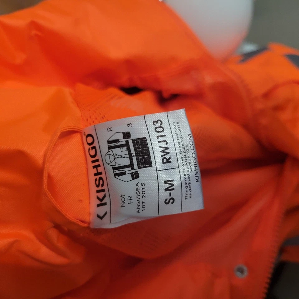 Kishigo Brand Safety Jacket Size S-M NWT - Image 4 of 4