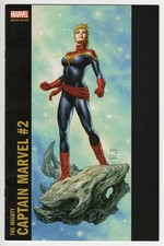 The Mighty Captain Marvel #2 Joe Jusko Corner Box Variant Marvel Comic Book 2017