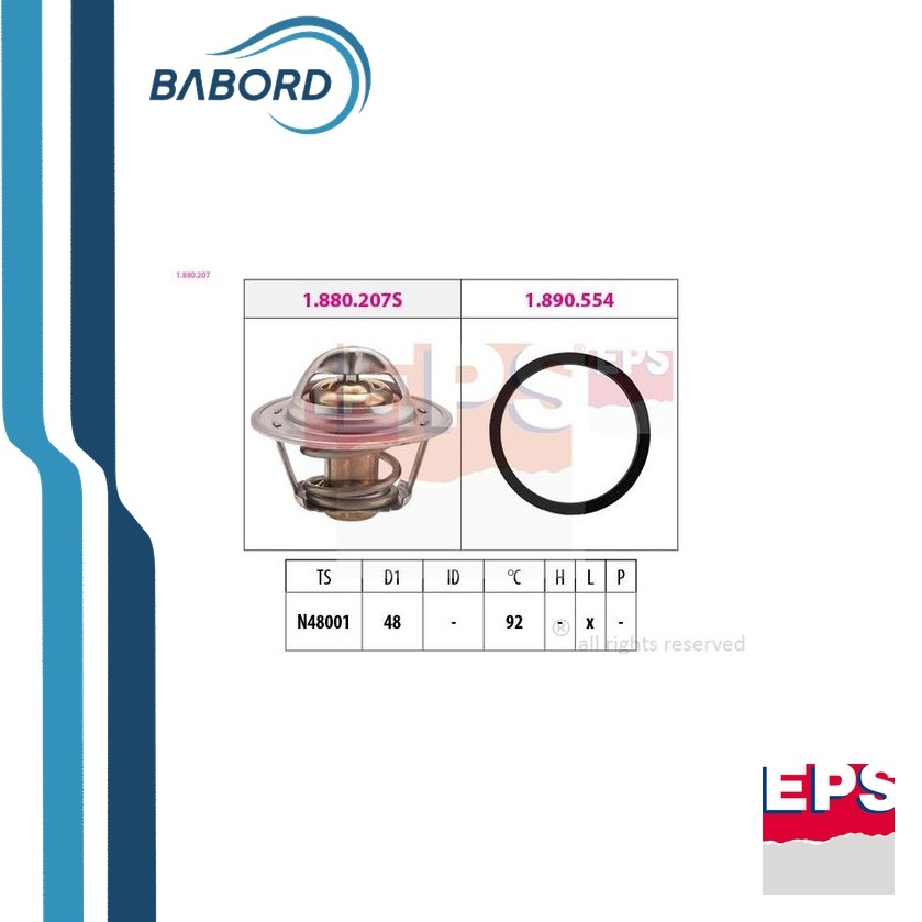 Eps Termostato, Refrigerante 1.880.207 - Immagine 2