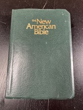 The New American Bible Official Catholic Red Letter Edition 1970 Green Cover
