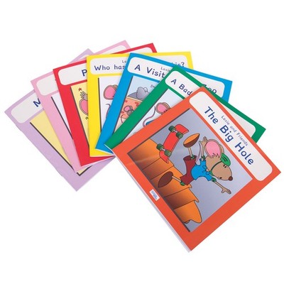 Bigjigs Toys Phonic Coloured Book Band - 7er Pack, Stufe 1 frühe Lernaktivität