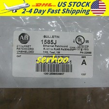 Allen-Bradley 1585J-M4TBJM-1 Ethernet Patchcord Brand New Free Shipping