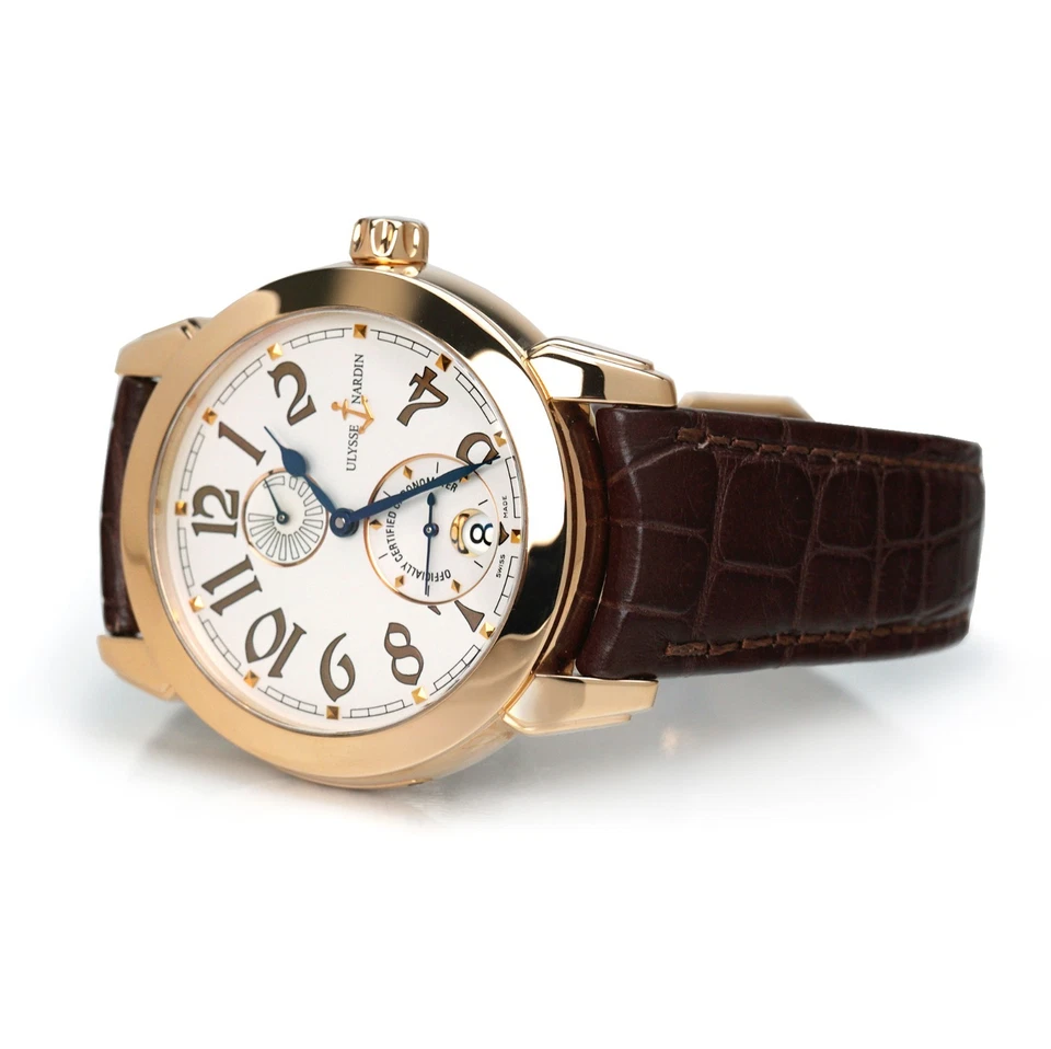 Ulysse Nardin Ulysse 1 276-88 esfera de plata oro rosa Foto 2 de 4