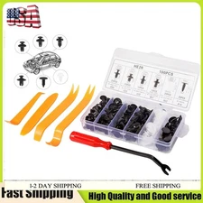 For Subaru 105Pcs Car Bumper Hood Clips Retainer Rivet Fastener Fender Push Pin 