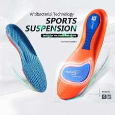 Sport Orthopedic Insoles for Feet Men Women EVA Breathable Shock Absorption Shoe