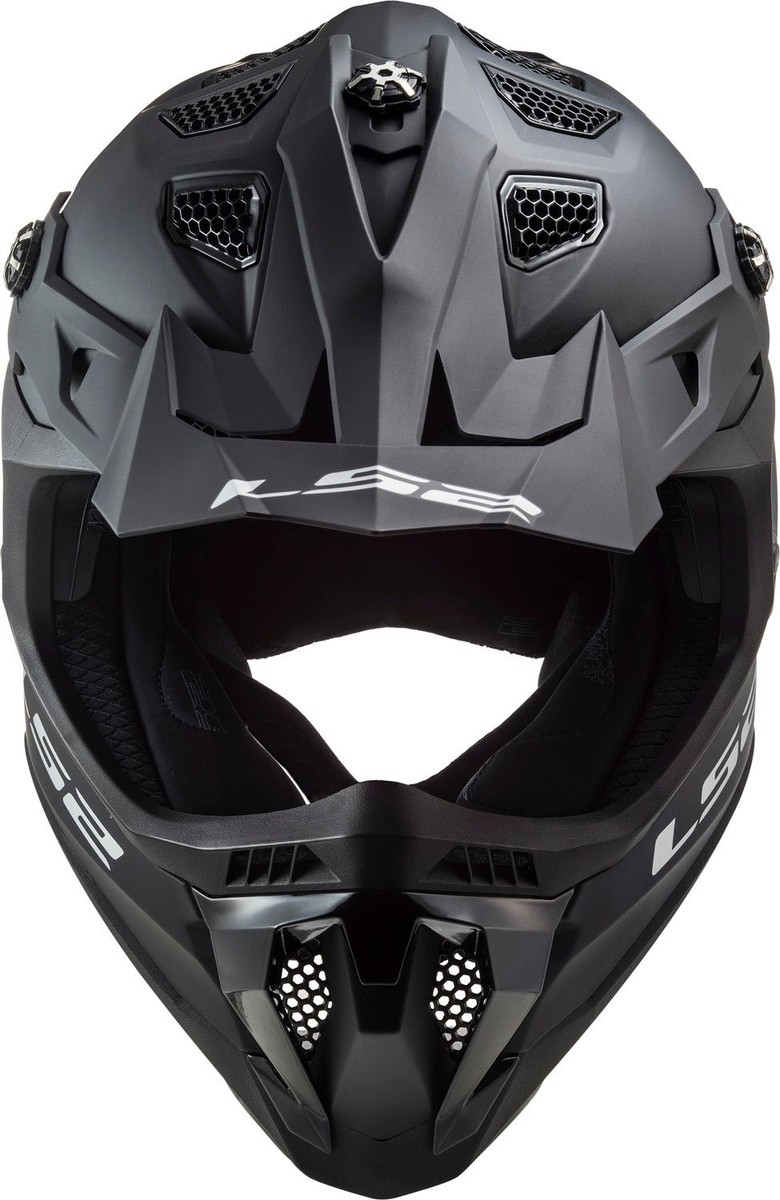 buy ls2 subverter helmets LS2 Subverter EVO MX Motocross Helmet Solid Matte Black 3XL