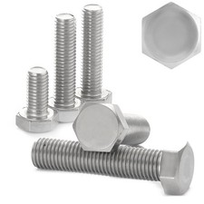 Edelstahl V2A Sechskantschrauben M16 Maschinenschrauben DIN933 Schrauben ISO4017