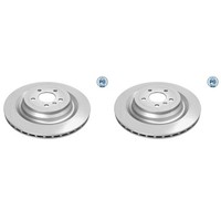 2X MEYLE-PD 345Mm Bremsscheiben Hinten Passend FüR Mercedes GL GLE ML