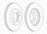 2X Bremsscheibe Vorderachse FüR KIA Carnival / Grand III