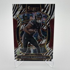 Marvin Harrison Jr. [Zebra Prizm] #28 Prices | 2024 Panini Select