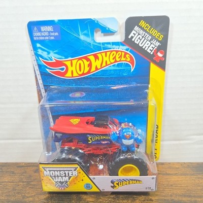 Hot Wheels Monster Jam w/Figure Superman New For 2014 #10 