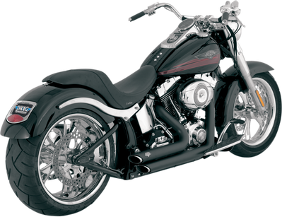 VANCE & HINES SHORTSHOTS STAGGERED HARLEY DAVIDSON FXST FLST 86-11
