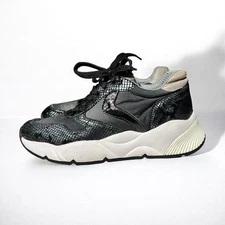 🌻NEW Voile Blanche SHEEL Reptile Effect Leather Sneaker Size 39 7.5 $265 