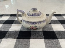 Copeland Spode Mayflower Mini Teapot England Floral Individual Teapot