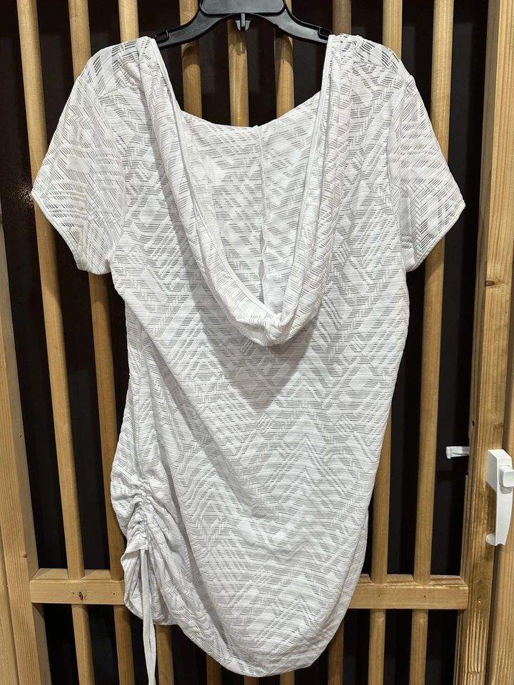 Купальный костюм Dotti женский накидка XL белый на шнурке по бокам легкий топ - Изображение 3 из 4