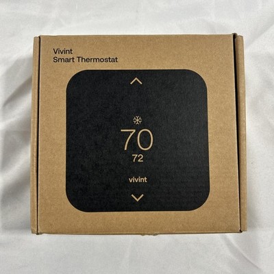 Vivint Smart Thermostat Element Zigbee Black - New Open Box