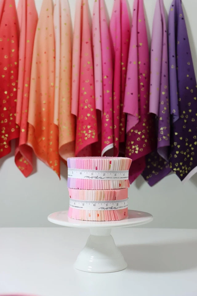 I Heart Ombre Metallic Jelly Roll by V and Co. Vanessa Christenson 10875JRM - Image 4 of 4