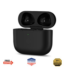 CIVPOWER AirPods 3 Charging Case Replacement Black Wireless Sync Button Use Only